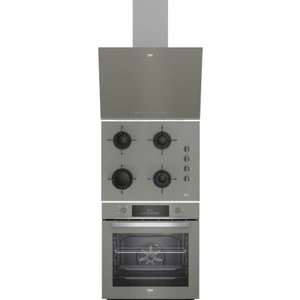 Gri Cam 3lü Ankastre Set