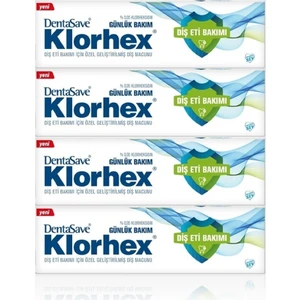 Klorhex Diş Macunu Günlük Bakım 75 ml x 4