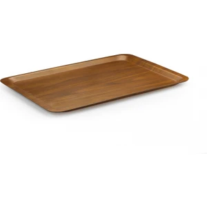 Lamine Ahşap Kaymaz Tepsi 6 Adet 32 x 44 cm Ceviz TF3244KWM