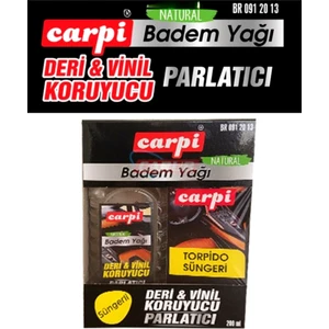 Vinil Deri Koruyucu Lastik Parlatıcı Badem Yağı-Süngerli 200ML