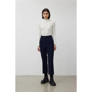 Be Blue Lacivert Flare Pantolon