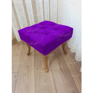 45 x 45 Kapitoneli Kapı Önü Ayak Ucu Puf Gold Ayak