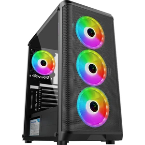 Wolf 4X120 mm Rainbow Fanlı Oyuncu Gaming Bilgisayar Kasası