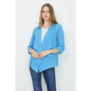 Select Moda Kadın Asimetrik Kesim Ince Ceket