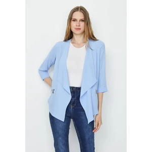 Select Moda Kadın Asimetrik Kesim Ince Ceket