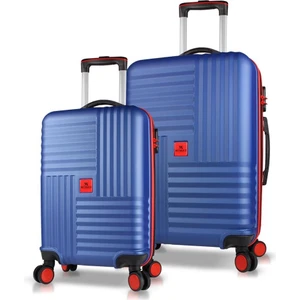 My Valice Puzzle Abs 2'li Valiz Seti (Kabin ve Orta) Lacivert