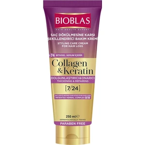 Collagen Ve Keratin Saç Dökülmesine Karşı Şekillendirici Bakım Kremi 250 ml