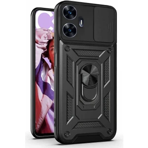 Realme C55 Kılıf Impact Resistant Siyah