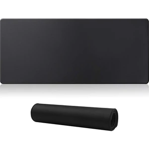 70X30 cm Oyuncu Uzun ve Büyük Boy Mousepad Siyah Baskısız Kaydırmaz Fare Klavye Çok Amaçlı Mouse Pad