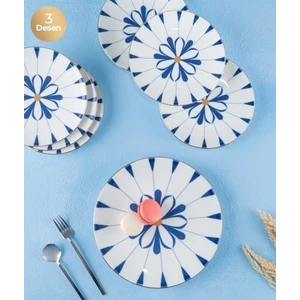 5591 Teddy Fıorı 7 Prç Porselen Pasta Seti