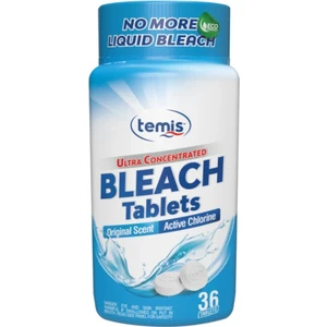 Yeni Nesil Çamaşır Suyu Tableti & Fosfat Içermez (1 Paket = 36 Tablet) = 5 Litre Eşdeğer