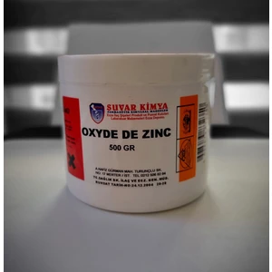 Suvar Kimya Çinko Oksit 500 gr (Oxyde De Zinc)