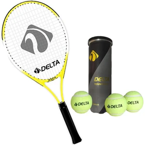 Max Joys 19 İnç Çocuk Tenis Raketi + Çantası + Vakumlu Tüpte 3 Adet Tenis Maç Topu Seti