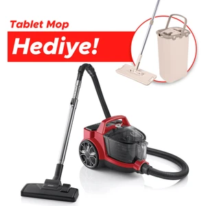 AR4071 Clean Force Red Cyclone 890 W Toz Torbasız Süpürge Hediyeli