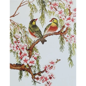 Goblen Etamin Işleme Seti 40X50 cm Kuşlar Deseni