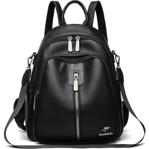 Mutlu Kanguru Büyük Kapasiteli Sırt Çantası Orta Yaşlı Bayan Çantası Yeni Pvc Sırt Çantası Okul Çantası Omuzdan Askili Çanta (Yurt Dışından)