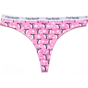 Paul Kenzie Unique Effect Desenli Kadın String Külot - Penguin