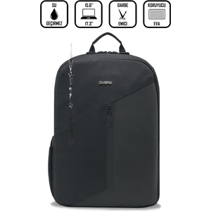 D'VERS 17.3-15.6 Inç 4 Bölmeli Darbe Korumalı Su Itici Kumaş ve Fermuar Özellikli Laptop Sırt Çantası