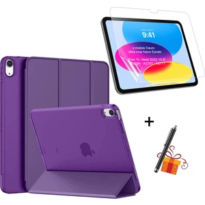 iPad 10. Nesil 11. Nesil A16 2022 - 2025 10.9" Tablet Kılıfı Smart Standlı- Ekran Koruyucu Nano Esnek - Kalem Hediyeli Set