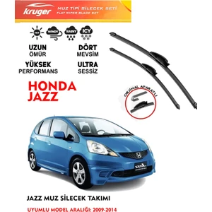 Honda Jazz Muz Silecek Takımı 2009 - 2014 Araca Özel Orjinal Aparat
