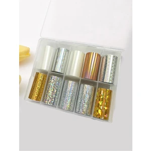 Tırnak Süsleme Folyo, Nail Art Tırnak Süsleme Folyo Seti 10'Lu No:2174