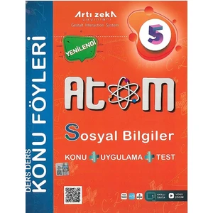 Artı Zeka 5. Sınıf Atom Sosyal Bilgiler Konu Föyleri
