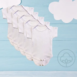 Betül Bebek 5li Çıtçıtlı Organik Pamuk Bebek Zıbını