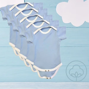 Betül Bebek 5li Çıtçıtlı Organik Pamuk Bebek Zıbını