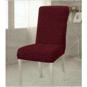Nera Home Bordo Bürümcük Sandalye Örtüsü Tekli