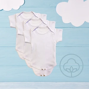 Betül Bebek 3lü Çıtçıtlı Organik Pamuk Bebek Zıbını