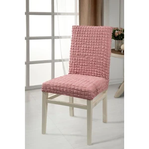 Nera Home Pudra Pembe Esnek Bürümcük Sandalye Örtüsü Sandalye Kilifi