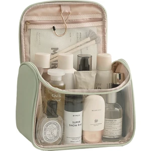 Şeffaf Kancalı Kozmetik Çantası Büyük Kapasiteli Taşıma Çantası, B (Yurt Dışından)