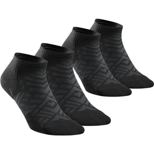 Quechua Kısa Konçlu Outdoor Çorap - Siyah - 2 Çift - Hike 100
