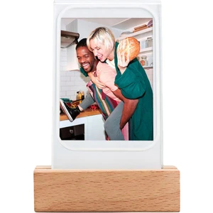 Instax Mini LED Işıklı Ahşap Fotoğraf Çerçevesi