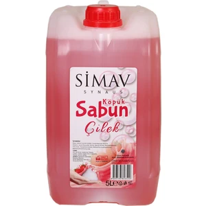 Simav Synaus Termal Sulu Çilek Özlü Köpük Sabun - 5 Lt