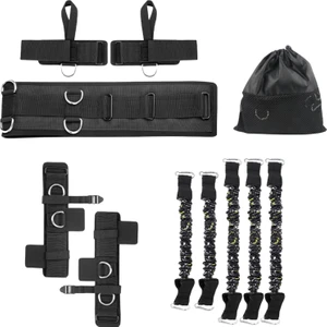 Boks Direnç Bantları Hız Çeviklik Bacakları Için Set Straps Premium Malzemeler 200lbs Siyah (Yurt Dışından)