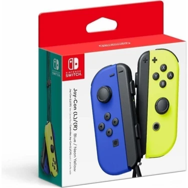 Nintendo Switch Joy-Con Mavi Sarı Gamepad Renkli Oyun Aksesuarı Özel