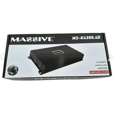 Massive MS-K4300.4D 4X300W Rms Profesyonel Oto