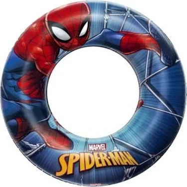 Efna Store Bestway Spiderman Lisanslı Çocuk Can Simidi 56 cm 3-6