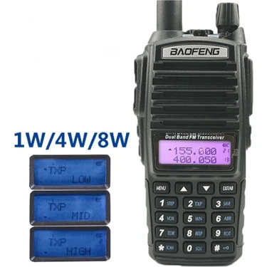 Baofeng Uv-82 8 Watt Type-C 2200 Mah Batarya Tekli