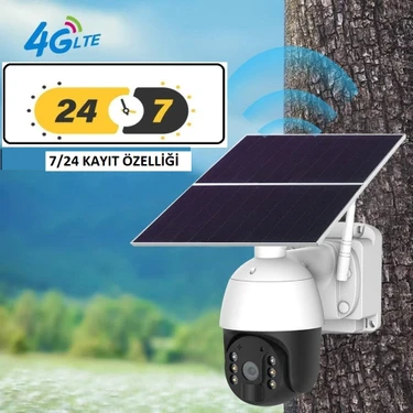 Wificam Plus 4g Sim Kartlı Solar Kamera 7/24 Kayıt Alan Ilk 4g Solar