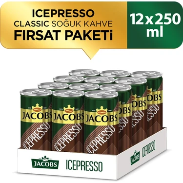 Jacobs Icepresso Classıc Soğuk Kahve 250 ml x