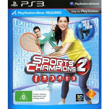 Pop Konsol Sports Champions 2 Ps3 Oyun Plastation 3 Oyun Ps3 Move Oyunu