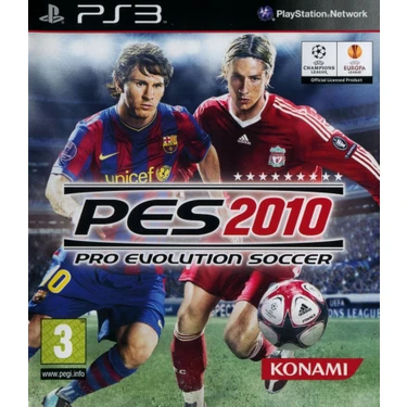 Pop Konsol Pes 2010 Ps3 Oyun Pes 10 Plastation 3 Oyun Pro Evolution