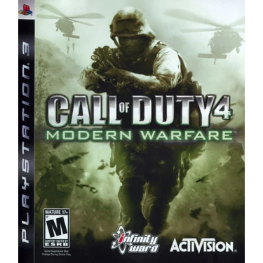 Pop Konsol Call Of Duty 4 Modern Warfare Ps3 Oyun Playstation 3