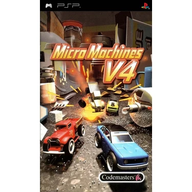 Pop Konsol Micro Machines V4 Psp Oyun Psp Umd Oyun