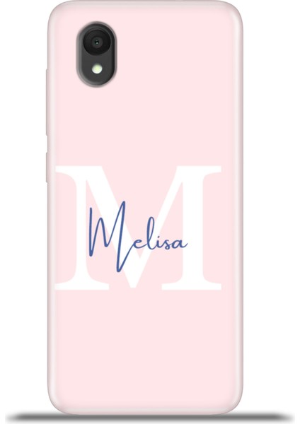 1 2022 Kılıf Silikon Esnek Kamera Koruma Kişiye Özel Isim Harf Zao Pembe - M