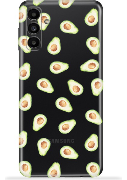 Samsung Galaxy A13 5g Kılıf Esnek Silikon Kamera Koruma 4K Desenli Özel Tasarım - Avocados