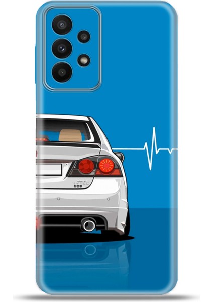 Samsung Galaxy A23 Kılıf Esnek Silikon Kamera Koruma 4K Desenli Özel Tasarım - Japoncar