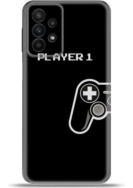 Samsung Galaxy A23 Kılıf Esnek Silikon Kamera Koruma 4K Desenli Özel Tasarım - Player1